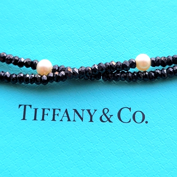 Retired Ziegfeld spinel and pearls necklace - Picture 4 of 8